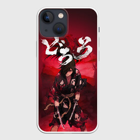 Чехол для iPhone 13 mini с принтом Dororo red в городе Новоалтайск,  |  | demon | dororo | hyakkimaru | аниме | дайго | дороро | ронин | хяккимару