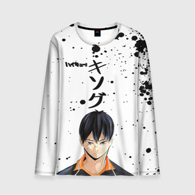 Мужской лонгслив 3D с принтом Тобио Кагеяма | Haikyuu!! в городе Новоалтайск, 100% полиэстер | длинные рукава, круглый вырез горловины, полуприлегающий силуэт | anime | haikyu | haikyuu | karasuno | manga | аниме | бакагеяма | ваше высочество | волейбол | волейбольный клуб | вороны | карасуно | король площадки | корона | манга | мяч | старшая школа | хаику | хаикую | ямаяма кун