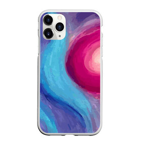Чехол для iPhone 11 Pro матовый с принтом Волна в городе Новоалтайск, Силикон |  | абстракция | движение | картина | цвет
