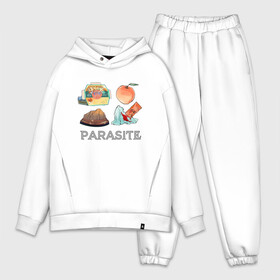 Мужской костюм хлопок OVERSIZE с принтом Parasite Food в городе Новоалтайск,  |  | Тематика изображения на принте: bong joon ho | cinema | korea | movie | parasite | актер | драма | канны | кино | комедия | корея | оскар | паразиты | пон чжун хо | режиссер | семья | триллер
