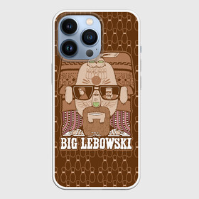 Чехол для iPhone 13 Pro с принтом The Big Lebowski в городе Новоалтайск,  |  | Тематика изображения на принте: donny | dude | jeff bridges | the big lebowski | walter sobchak | большой лебовский | боулинг | вальтер собчак | джефф бриджес | донни | заяц | кегли | кролик | фильм | чувак