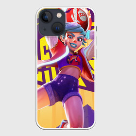 Чехол для iPhone 13 mini с принтом Knockout City в городе Новоалтайск,  |  | a | arts | ball | box | city | cyborg | dodgeball | e | electronic | game | knockout | nintendo | playstation | switch | technologies | x | а | артс | вышибалы | город | девушка | е | игра | киборг | мяч | нокаут | парень | сити | технологии |