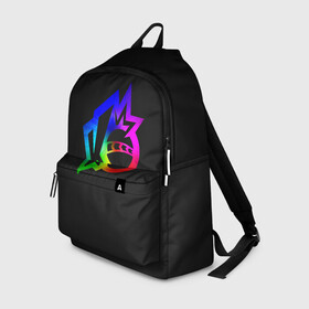 Рюкзак 3D с принтом Knockout city. Rainbow logo в городе Новоалтайск, 100% полиэстер | лямки с регулируемой длиной, сверху петелька, чтобы рюкзак можно было повесить на вешалку. Основное отделение закрывается на молнию, как и внешний карман. Внутри два дополнительных кармана, один из которых закрывается на молнию. По бокам два дополнительных кармашка | a | arts | ball | box | city | dodgeball | e | electronic | game | gradient | knockout | logo | nintendo | playstation | rainbow | switch | technologies | x | а | артс | вышибалы | город | градиент | е | игра | лого | логотип | мяч | нокаут | 