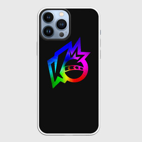 Чехол для iPhone 13 Pro Max с принтом Knockout city. Rainbow logo в городе Новоалтайск,  |  | Тематика изображения на принте: a | arts | ball | box | city | dodgeball | e | electronic | game | gradient | knockout | logo | nintendo | playstation | rainbow | switch | technologies | x | а | артс | вышибалы | город | градиент | е | игра | лого | логотип | мяч | нокаут | 