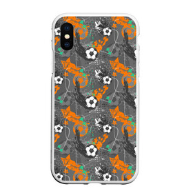 Чехол для iPhone XS Max матовый с принтом Football в городе Новоалтайск, Силикон | Область печати: задняя сторона чехла, без боковых панелей | Тематика изображения на принте: fifa | football | uefa | болельщики | ворота | вратарь | гол | голкипер | игрок | кубок | лига чемпионов | матч | пенальти | сборная | соревнования | спорт | стадион | турнир | уефа | фанаты | фифа | футбол