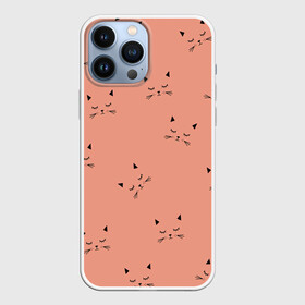 Чехол для iPhone 13 Pro Max с принтом Киски в городе Новоалтайск,  |  | Тематика изображения на принте: cat | cats | kitten | глаза | глазки | девочкам | кот | котёнок | котик | котики | котэ | котята | кошак | кошка | кошки | красивая | милая | прикольная | светлая | темная | черная