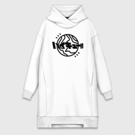 Платье-худи хлопок с принтом Haikyu | ВОЛЕЙБОЛ в городе Новоалтайск,  |  | anime | haikyu | haikyuu | manga | аниме | волейбол | волейбольный клуб | волейбольный мяч | земля | лого | логотип | манга | мяч | хаику | хаикую