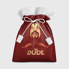 Подарочный 3D мешок с принтом The Dude в городе Новоалтайск, 100% полиэстер | Размер: 29*39 см | dude | jeff bridges | the big lebowski | большой лебовский | боулинг | джефф бриджес | кегли | чувак | шар