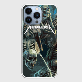 Чехол для iPhone 13 Pro с принтом Metallica Metal Skull в городе Новоалтайск,  |  | american | james hetfield | kirk hammett | metal band | metallica | music | mystic | rock | американская | джеймс хетфилд | металлика | музыка | рок | скилет | череп