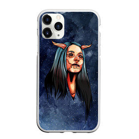 Чехол для iPhone 11 Pro Max матовый с принтом Демоница в городе Новоалтайск, Силикон |  | арт | графика | девушка | демон | люди | мистика | рога