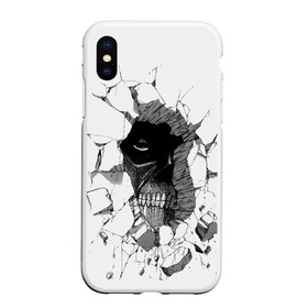 Чехол для iPhone XS Max матовый с принтом Из стены смотрит на Эрена в городе Новоалтайск, Силикон | Область печати: задняя сторона чехла, без боковых панелей | Тематика изображения на принте: eren | атака титанов | атака титанов эрен | атакующий титан | атакующий эрен | лицо титана из стены | титан атака титанов | титан эрен | эрен | эрен атака титанов | эрен в ярости | эрен титан