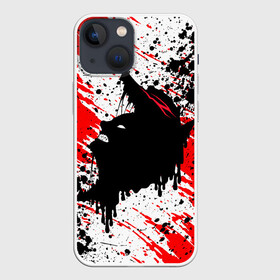 Чехол для iPhone 13 mini с принтом БЕРСЕРК краска брызги в городе Новоалтайск,  |  | anime | berserk | аниме | берсерк | бесерк | гатс | манга | мультфильм