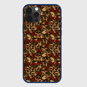 Чехол для iPhone 12 Pro Max с принтом Черепа в Розах в городе Новоалтайск, Силикон |  | skull | zombie | адамова голова | зомби | кладбище | мертвец | могила | мумия | навь | пират | скелет | ужас | череп | череп и кости | черепок | черепушка