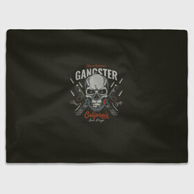 Плед 3D с принтом GANGSTER в городе Новоалтайск, 100% полиэстер | закругленные углы, все края обработаны. Ткань не мнется и не растягивается | gangster | skull | zombie | адамова голова | гангстер | зомби | кладбище | мафиози | мертвец | могила | мумия | навь | пират | скелет | ужас | череп | череп и кости | черепок | черепушка