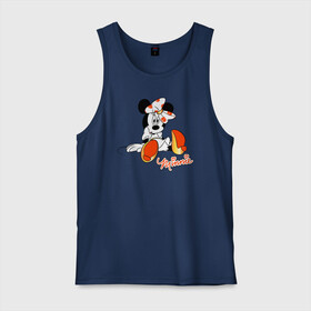 Мужская майка хлопок с принтом Minnie в городе Новоалтайск, 100% хлопок |  | disney | minnie | minnie mouse | vdzabma | дисней | минни | минни маус | мышка минни