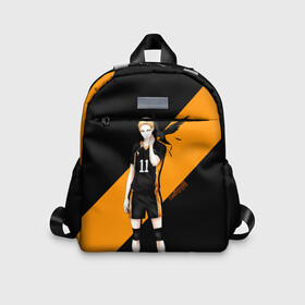 Детский рюкзак 3D с принтом Кей Цукишима | Haikyuu!! в городе Новоалтайск, 100% полиэстер | лямки с регулируемой длиной, сверху петелька, чтобы рюкзак можно было повесить на вешалку. Основное отделение закрывается на молнию, как и внешний карман. Внутри дополнительный карман. По бокам два дополнительных кармашка | Тематика изображения на принте: 11 номер | anime | haikyu | haikyuu | manga | аниме | волейбол | волейбольный клуб | карасуно | кей цукишима | котаро бокуто | манга | обычный парень | очкарик | тендо | умный блокирующий цукки | хаику | хаикую