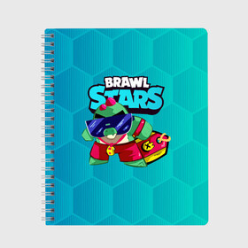 Тетрадь с принтом Базз Buzz Brawl Stars в городе Новоалтайск, 100% бумага | 48 листов, плотность листов — 60 г/м2, плотность картонной обложки — 250 г/м2. Листы скреплены сбоку удобной пружинной спиралью. Уголки страниц и обложки скругленные. Цвет линий — светло-серый
 | brawl | brawl stars | brawlstars | brawl_stars | buz | buzz | баз | базз | бравл | бравлстарс | буз