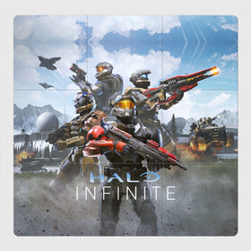 Магнитный плакат 3Х3 с принтом Halo infinite Мультиплеер в городе Новоалтайск, Полимерный материал с магнитным слоем | 9 деталей размером 9*9 см | alien | future | galactic | games | halo | helmet | infinite | master chief | microsoft | nextgen | robot | space | war | weapon | xbox | бесконечность | будущее | война | галактика | игры | иксбокс | инопланетянин | космос | майкрософт | мастер чиф | нек