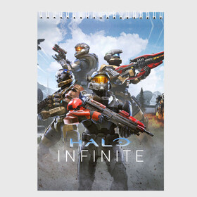 Скетчбук с принтом Halo infinite Мультиплеер в городе Новоалтайск, 100% бумага
 | 48 листов, плотность листов — 100 г/м2, плотность картонной обложки — 250 г/м2. Листы скреплены сверху удобной пружинной спиралью | alien | future | galactic | games | halo | helmet | infinite | master chief | microsoft | nextgen | robot | space | war | weapon | xbox | бесконечность | будущее | война | галактика | игры | иксбокс | инопланетянин | космос | майкрософт | мастер чиф | нек