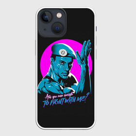 Чехол для iPhone 13 mini с принтом Уличный Ван Дамм в городе Новоалтайск,  |  | Тематика изображения на принте: fighting | game | games | street fighter | балрог | бланка | ван дам | вега | зангиев | игра | игры | классика | рю | сагат | стрит файтер | уличный боец | чан ли