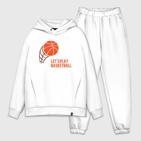 Мужской костюм хлопок OVERSIZE с принтом Play Basketball в городе Новоалтайск,  |  | basketball | game | nba | sport | streetball | баскетбол | баскетболист | игра | игрок | мяч | нба | спорт | стритбол | тренер