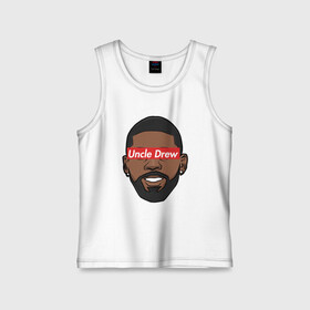 Детская майка хлопок с принтом Unkle Drew в городе Новоалтайск,  |  | basketball | brooklyn | game | irving | kyrie | nba | nets | new york | sport | streetball | баскетбол | баскетболист | бруклин | игра | игрок | ирвинг | кайри | мяч | нба | нетс | нью йорк | спорт | стритбол | тренер