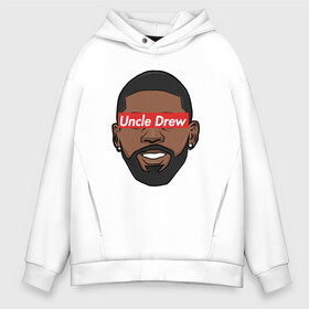 Мужское худи Oversize хлопок с принтом Unkle Drew в городе Новоалтайск, френч-терри — 70% хлопок, 30% полиэстер. Мягкий теплый начес внутри —100% хлопок | боковые карманы, эластичные манжеты и нижняя кромка, капюшон на магнитной кнопке | Тематика изображения на принте: basketball | brooklyn | game | irving | kyrie | nba | nets | new york | sport | streetball | баскетбол | баскетболист | бруклин | игра | игрок | ирвинг | кайри | мяч | нба | нетс | нью йорк | спорт | стритбол | тренер