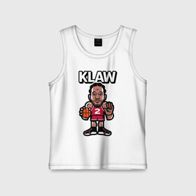 Детская майка хлопок с принтом Кавай в городе Новоалтайск,  |  | basketball | clippers | game | kawhi | leonard | nba | raptors | sport | streetball | баскетбол | баскетболист | игра | игрок | кавай | клипперс | леонард | мяч | нба | спорт | стритбол | торонто | тренер