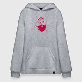Худи SuperOversize хлопок с принтом James Harden в городе Новоалтайск, 70% хлопок, 30% полиэстер, мягкий начес внутри | карман-кенгуру, эластичная резинка на манжетах и по нижней кромке, двухслойный капюшон
 | basketball | brooklyn nets | game | harden | james | nba | sport | streetball | баскетбол | баскетболист | борода | бруклин нетс | игра | игрок | мяч | нба | спорт | стритбол | тренер | харден