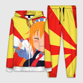 Женский костюм 3D с принтом Тору в городе Новоалтайск,  |  | anime | manga | miss kobayashis dragon maid | аниме | дракон горничная кобаяши | канна камуй | кетцалькоатль | лукоа | макото такия | манга | тору | фафнир