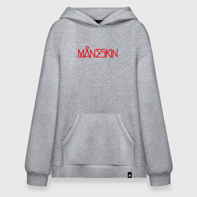 Худи SuperOversize хлопок с принтом Maneskin, Новый логотип в городе Новоалтайск, 70% хлопок, 30% полиэстер, мягкий начес внутри | карман-кенгуру, эластичная резинка на манжетах и по нижней кромке, двухслойный капюшон
 | eurovision | maneskin | евровидение | логотип | манескин | новый логотип | рок