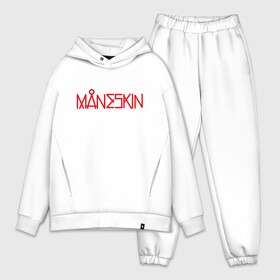 Мужской костюм хлопок OVERSIZE с принтом Maneskin, Новый логотип в городе Новоалтайск,  |  | eurovision | maneskin | евровидение | логотип | манескин | новый логотип | рок