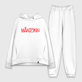 Женский костюм хлопок Oversize с принтом Maneskin, Новый логотип в городе Новоалтайск,  |  | eurovision | maneskin | евровидение | логотип | манескин | новый логотип | рок