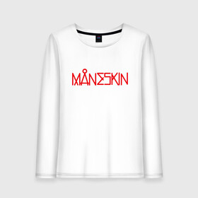 Женский лонгслив хлопок с принтом Maneskin, Новый логотип в городе Новоалтайск, 100% хлопок |  | eurovision | maneskin | евровидение | логотип | манескин | новый логотип | рок