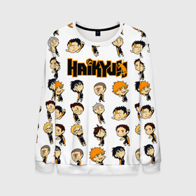 Мужской свитшот 3D с принтом Команда школы Карасуно Haikyuu!! в городе Новоалтайск, 100% полиэстер с мягким внутренним слоем | круглый вырез горловины, мягкая резинка на манжетах и поясе, свободная посадка по фигуре | anime | haikyu | haikyuu | karasuno | manga | аниме | асахи азумане | волейбол | волейбольный клуб | вороны | карасуно | коши сугавара | манга | рюноске танака | старшая школа | тобио кагеяма | хаику | хаикую | шоё хината