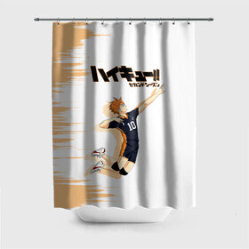 Штора 3D для ванной с принтом Шоё Хината Haikyuu!! в городе Новоалтайск, 100% полиэстер | плотность материала — 100 г/м2. Стандартный размер — 146 см х 180 см. По верхнему краю — пластиковые люверсы для креплений. В комплекте 10 пластиковых колец | 10 номер | haikyu | haikyuu | hinata shoyo | karasuno | аниме | волейбол | волейбольный клуб | карасуно | коротышка | красный | мальчик мяч | манга | рыжик | старшая школа | хаикую | чиби чан | шоё хината