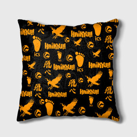 Подушка 3D с принтом Haikyu!! ВОЛЕЙБОЛ!! элементы в городе Новоалтайск, наволочка – 100% полиэстер, наполнитель – холлофайбер (легкий наполнитель, не вызывает аллергию). | состоит из подушки и наволочки. Наволочка на молнии, легко снимается для стирки | anime | haikyu | haikyuu | karasuno | manga | аниме | волейбол | волейбольный клуб | вороны | иероглифы | карасуно | мазаика | манга | много элементов | мячи | некома | нога | старшая школа | ступня | хаику | хаикую