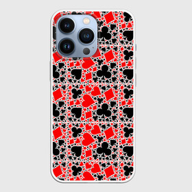 Чехол для iPhone 13 Pro с принтом Масти в городе Новоалтайск,  |  | Тематика изображения на принте: 777 | cards | casino | chips | flash | fortune | game | joker | luck | omaha | poker | roulette | straight | texas holdem | tournament | азарт | джокер | игра | казино | карты | омаха | покер | рулетка | стрит | техасский холдэм | турнир | удача | фишки |