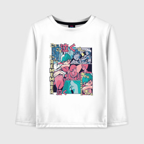 Детский лонгслив хлопок с принтом Vaporwave Anime Remember  в городе Новоалтайск, 100% хлопок | круглый вырез горловины, полуприлегающий силуэт, длина до линии бедер | anime fan | art | japan | japanese | manga character | tokyo | анимация | анимешник | арт | воспоминания | комикс | комиксы | любовь | манга | отрисовка | память | паровая волна | пародия | персонаж аниме | помни