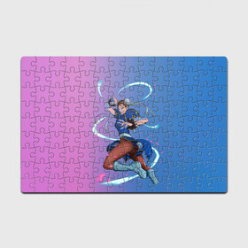 Головоломка Пазл магнитный 126 элементов с принтом Dengerous Chun Li в городе Новоалтайск, полимерный материал с магнитным слоем | 126 деталей, размер изделия —  180*270 мм | Тематика изображения на принте: chun li | fighting | game | games | street fighter | игра | игры | классика | стрит файтер | уличный боец | чан ли | чун ли