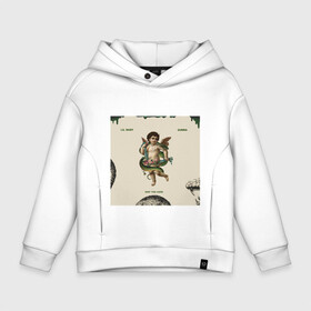 Детское худи Oversize хлопок с принтом Drip too hard в городе Новоалтайск, френч-терри — 70% хлопок, 30% полиэстер. Мягкий теплый начес внутри —100% хлопок | боковые карманы, эластичные манжеты и нижняя кромка, капюшон на магнитной кнопке | drip too hard | gunna | lil baby | обложка альбома | рэп | хип хоп