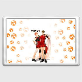 Магнит 45*70 с принтом Вакатоши Ушиджима и Тоору Ойкава Haikyuu!! в городе Новоалтайск, Пластик | Размер: 78*52 мм; Размер печати: 70*45 | anime | haikyu | haikyuu | manga | tooru oikawa | ushijima wakatoshi | академия шираторизава | аниме | волейбол | волейбольный клуб | левша | манга | сборная японии | старшая школа аобаджосай | хаику | хаикую | японец