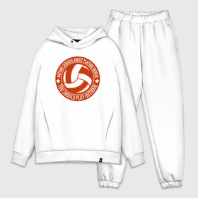 Мужской костюм хлопок OVERSIZE с принтом Play Outdoor в городе Новоалтайск,  |  | ball | beach | game | sport | volley | volleyball | волейбол | волейболист | волейболистка | гол | игра | игрок | мяч | площадка | пляж | пляжный | победа | сетка | спорт | тренер | чемпион