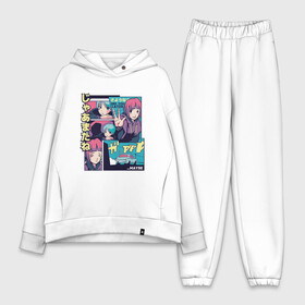 Женский костюм хлопок Oversize с принтом Vaporwave Anime See You Later в городе Новоалтайск,  |  | anime fan | art | cya | japan | japanese | manga character | tokyo | анимация | анимешник | арт | комикс | комиксы | манга | отрисовка | паровая волна | пародия | персонаж аниме | прощание | рисунок в стиле аниме | токио
