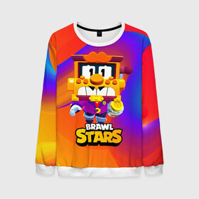 Мужской свитшот 3D с принтом Грифф Griff Brawl Stars в городе Новоалтайск, 100% полиэстер с мягким внутренним слоем | круглый вырез горловины, мягкая резинка на манжетах и поясе, свободная посадка по фигуре | brawl | brawl stars | brawlstars | brawl_stars | grif | griff | бравл | бравлстарс | грифф