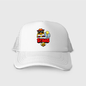 Кепка тракер с сеткой с принтом Грифф Griff Brawl Stars в городе Новоалтайск, трикотажное полотно; задняя часть — сетка | длинный козырек, универсальный размер, пластиковая застежка | brawl | brawl stars | brawlstars | brawl_stars | grif | griff | бравл | бравлстарс | грифф