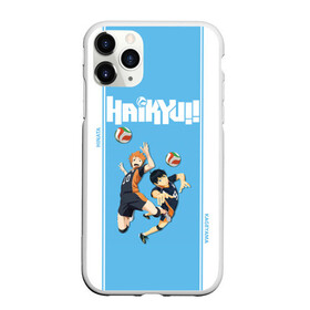 Чехол для iPhone 11 Pro матовый с принтом Хината и Кагеяма Haikyuu!! в городе Новоалтайск, Силикон |  | anime | haikyu | haikyuu | karasuno | manga | аниме | волейбол | волейбольный клуб | вороны | карасуно | король площадки | манга | ниндзя шоё | синяя | старшая школа | тобио кагеяма | хаику | хаикую | шоё хината