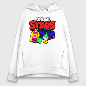 Женское худи Oversize хлопок с принтом Плохиш Базз Buzz Brawl Stars в городе Новоалтайск, френч-терри — 70% хлопок, 30% полиэстер. Мягкий теплый начес внутри —100% хлопок | боковые карманы, эластичные манжеты и нижняя кромка, капюшон на магнитной кнопке | brawl | brawl stars | brawlstars | brawl_stars | buz | buzz | баз | базз | бравл | бравлстарс | буз