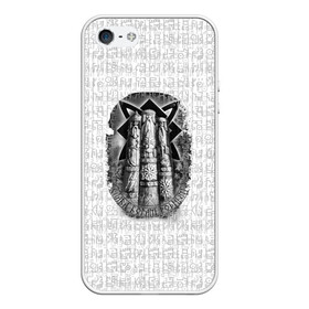 Чехол для iPhone 5/5S матовый с принтом Слава богам родным в городе Новоалтайск, Силикон | Область печати: задняя сторона чехла, без боковых панелей | богам | кельтский | оберег | родным | руны | символы | слава | славянские | узоры