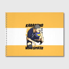 Альбом для рисования с принтом Рюноске Танака Haikyuu!! в городе Новоалтайск, 100% бумага
 | матовая бумага, плотность 200 мг. | Тематика изображения на принте: 5 номер | anime | haikyu | haikyuu | karasuno | ryuunosuke tanaka | аниме | волейбол | волейбольный клуб | живчик | карасуно | лысый из карасуно | манга | рю | рюноске танака | старшая школа | хаику | хаикую | энерджайзер